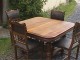 Vend super table en noyer massif possibilité de rallonge + Vend super table en noyer massif possibilité de rallonge +