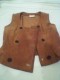 Gilet sans manches tres beau gilet sans manches en peau