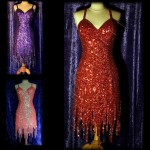 Robe paillettes courte - Robe de prestige - cabaret 1