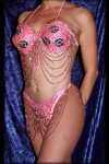 String soutien gorge paillettes Cabaret ou brésilien 2