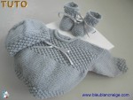 Tuto trousseau gris, tricot bebe, explications pdf