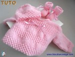 Tuto trousseau ROSE, tricot bebe, explications pdf