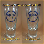 Recherche verre publicitaire biere brasserie iehl 1