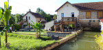 Gite vue sur canal de pêche au moulin 1