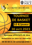 Tournoi caritatif de basket le 30 Avril 2023 1