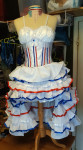 Robe de French Cancan bleu blanc rouge Made in France 4