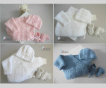 Ensemble layette bb tricotés main 2