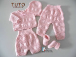Explications modèle layette tricot bébé faitmain 2