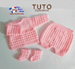 Tuto patron en pdf Brassière bloomer chaussons à tricoter 3