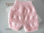 Patron tuto modèle layette à tricoter laine bébé ensemble bb 3