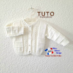 Patron à tricoter Gilet, bloomer et bonnet tuto tricot bb 2