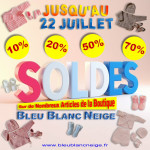 Modèle layette tricotées main soldées