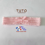 Layette à tricoter Robe, bandeau, chaussons tuto 3