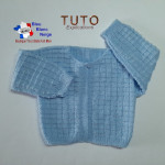 Patron à tricoter Cardigan, Robe, chaussons, bandeau 2