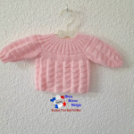 Pack cadeau de naissance tricot bébé Fille 4