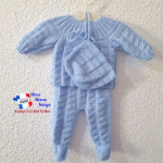 Pack cadeau de naissance tricot bébé Garçon 3