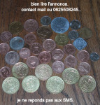 Lot 35 pieces divers pays