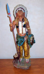 3 grandes statues d indien. 2