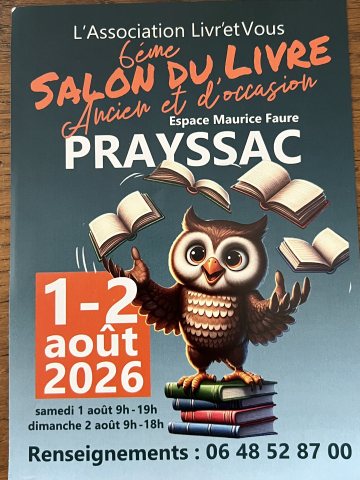 Salon du livre ancien et d'occasion à Prayssac