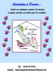 Garde  votre animal comme à la maison, (pas de cage)