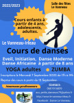 Cours de danse sur Le Vanneau Irleau,  YOGA et ZUMBA