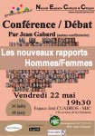 Conférence débat les rapports hommes/femmes