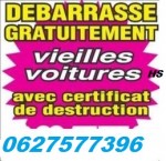 100°/enlevement ° gratuit  epave  0627577396