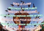 Bobo le clown anime anniversaire domicile magie ballons Marseille 3
