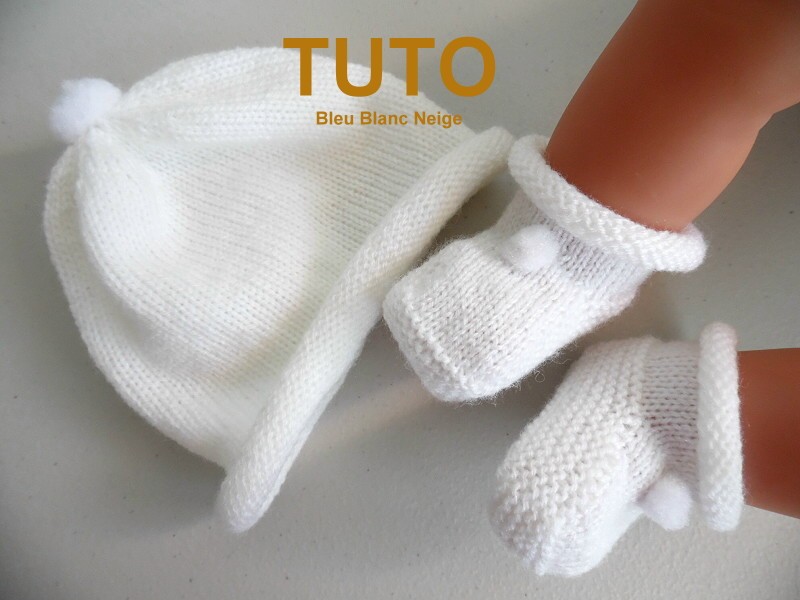 Tutoriel Chaussons Bleu A Pompons Bebe Tricot Laine Sete Tutoriel Chaussons Bleu A Pompons Bebe Tricot Laine Sete