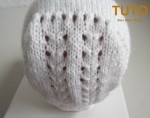 Explication TUTO béguin bébé tricot laine faitmain 3