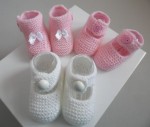 CADEAU DE NAISSANCE chaussons fille