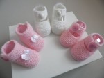 CADEAU DE NAISSANCE chaussons fille 2