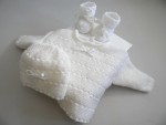 Trousseau bébé fille avec ruban satin 1