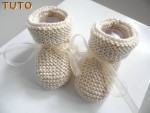 Tutoriel chaussons bébé mousse à revers 1