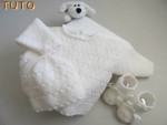 Tuto trousseau tricot laine rayé astra blanc 1