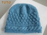 Tuto tricot bébé Bonnet et chaussons 2