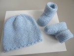 Trousseau tricot bébé bleu aquilon 3