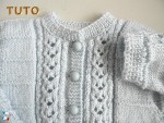 TUTO, pdf gilet bleu azur, bb garcon, tricote main 2
